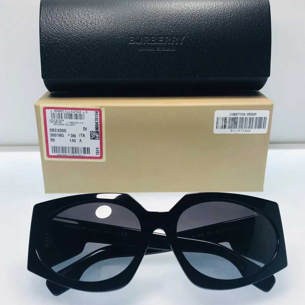 Black Be 4306 30018g Oval Sunglasses